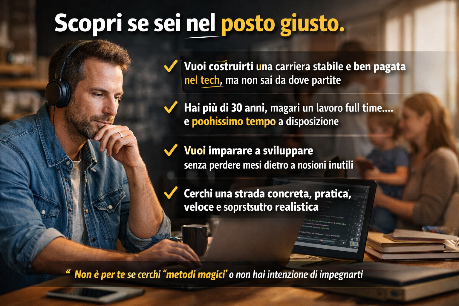 Questo webinar è per te se...
